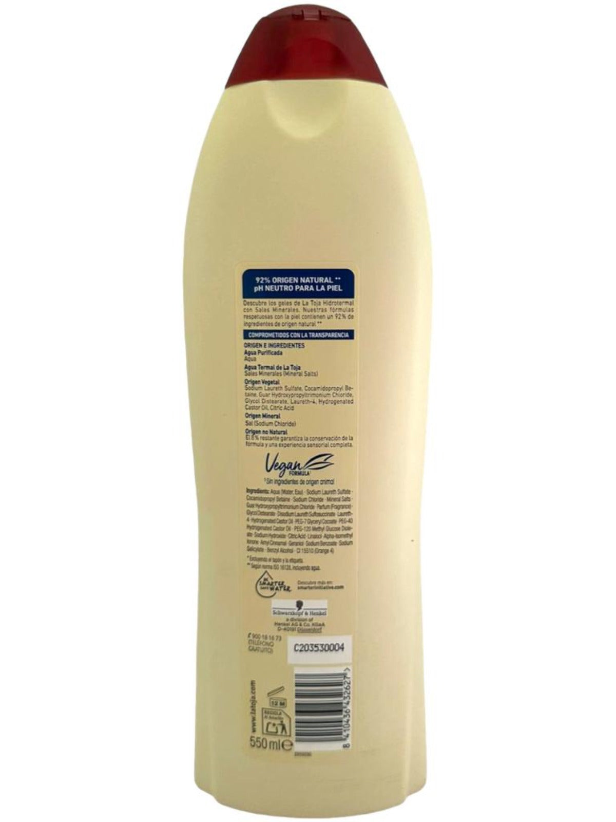La Toja Mineral Salts Shower Gel 550ml