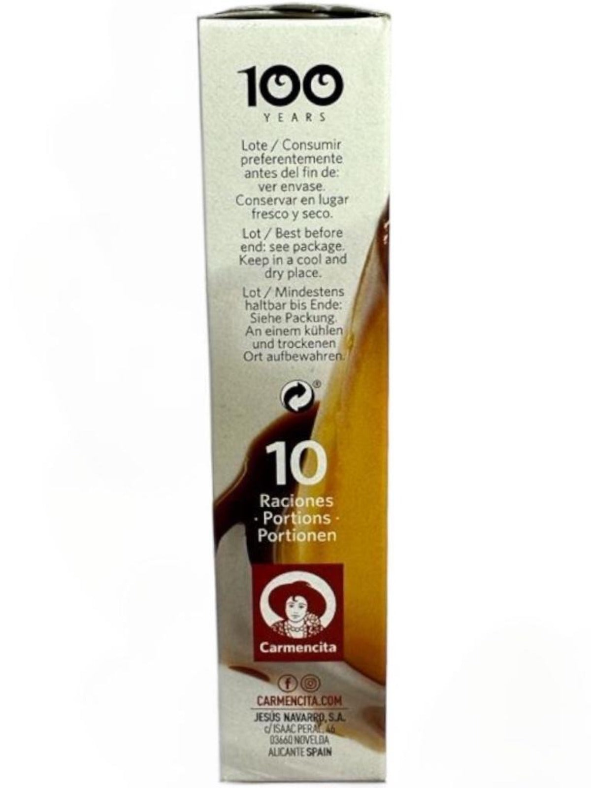Carmencita Flan Spanish Creme Caramel With Sugar And Caramel 190g - 3 Pack Total 570g (Best Before 01-04-2026)