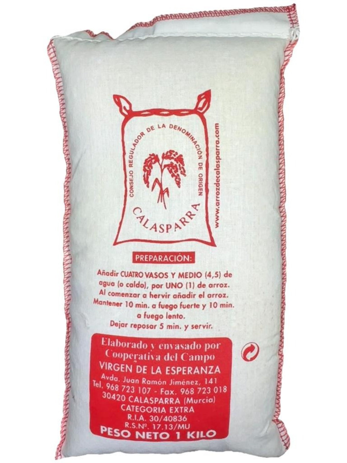 Virgen de la Esperanza Arroz Bomba Spanish Bomba Rice 1kg