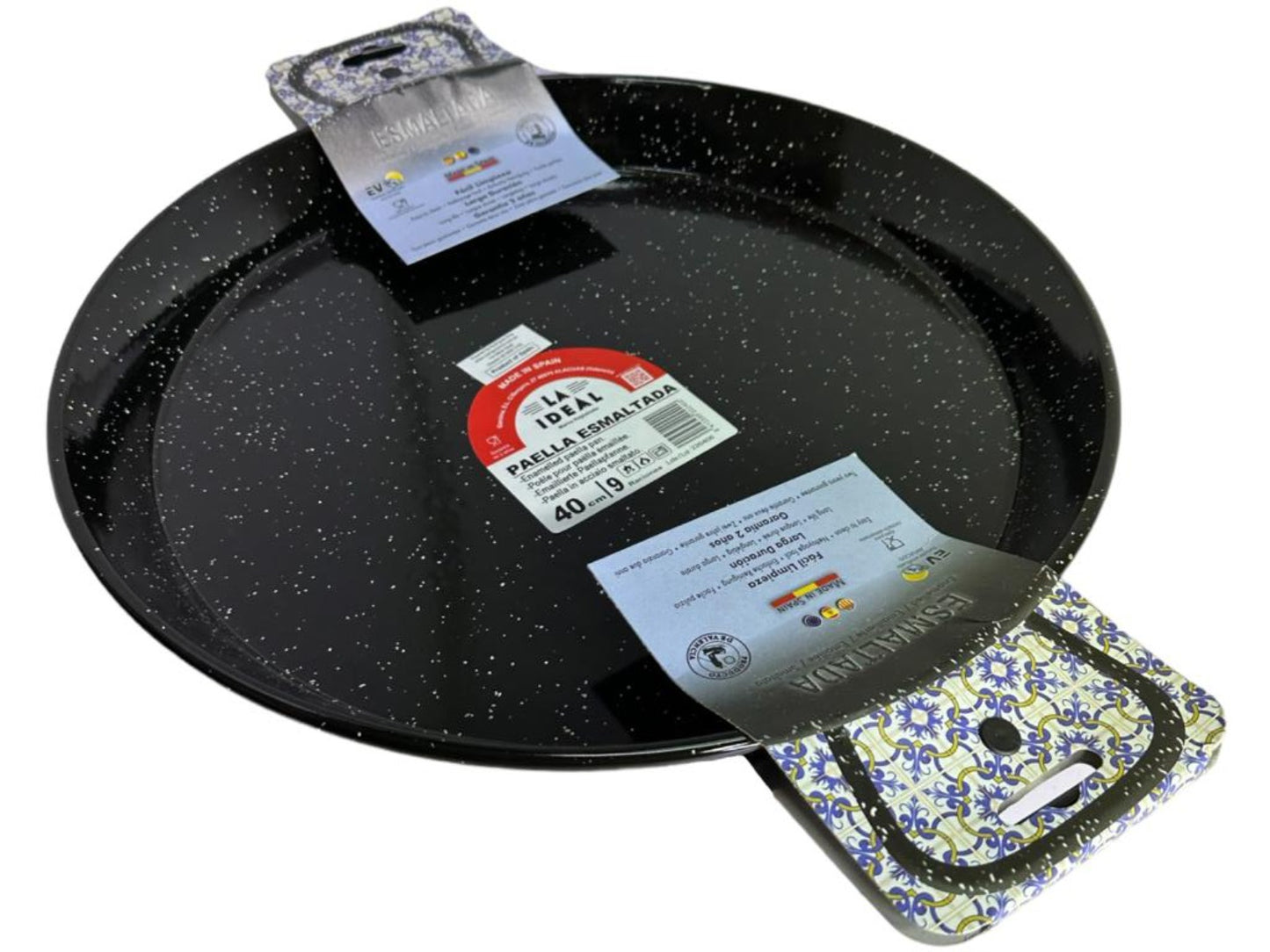 Garcima Paella Esmaltada Spanish Enamelled Paella Pan 40cm