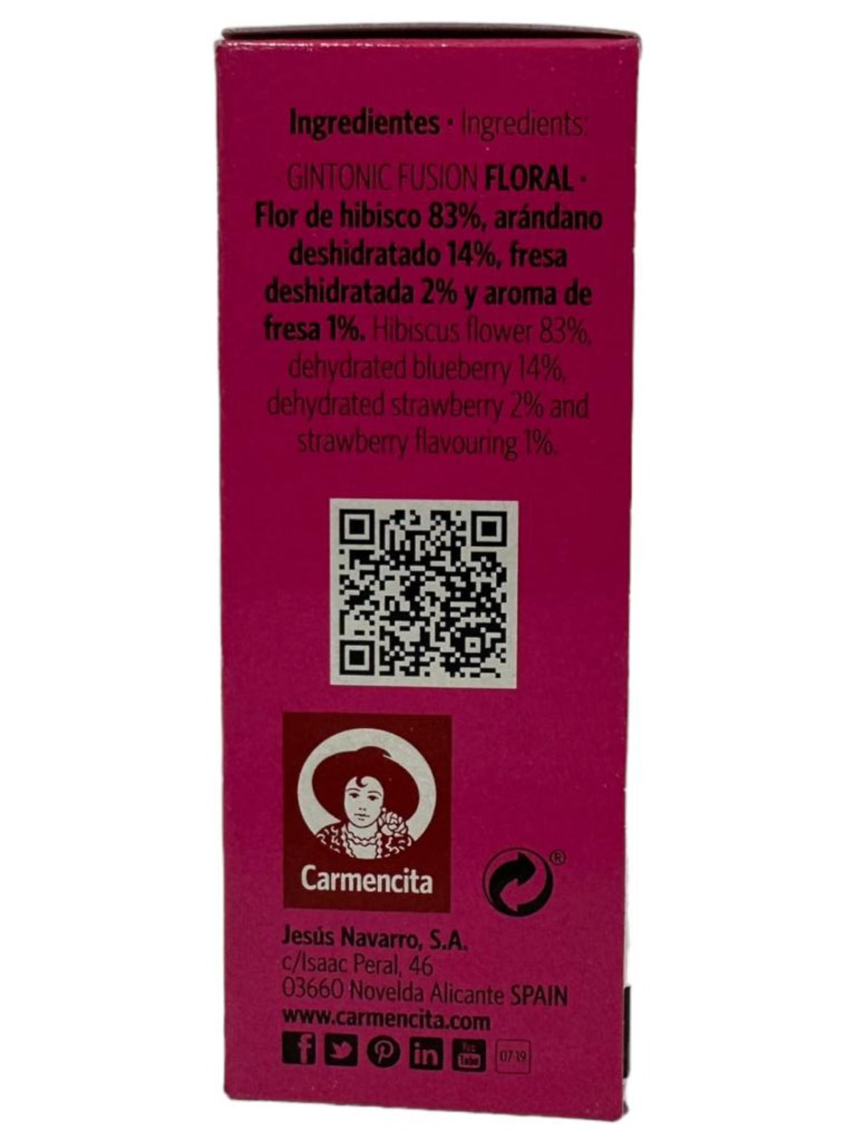 Carmencita Spanish Floral Infusions For Gin Tonic 7.5g - 3 Pack Total 22.5g