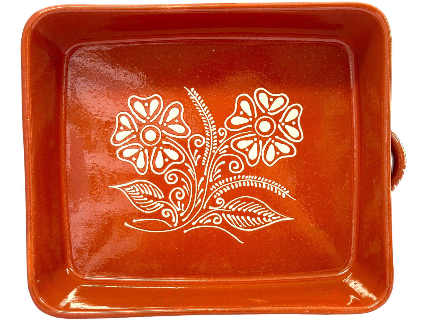 Edgar Picas Assadeira Quadrada Regional 4 Portuguese Terracotta Square Baking Dish 37cm x 31cm x 9cm