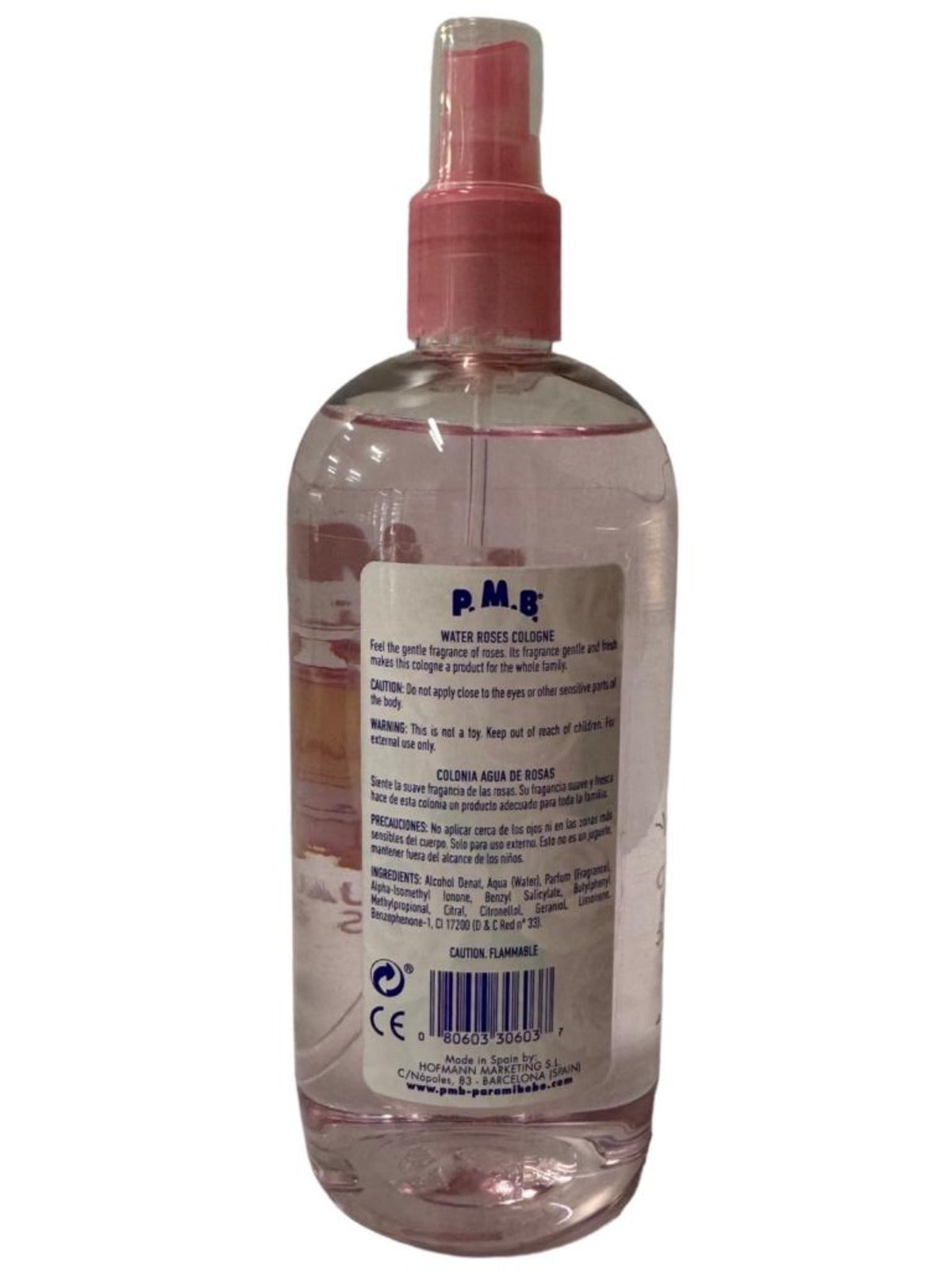 Para Mi Bebe Colonia Agua De Rosas Pink Rose Water Baby Cologne Spray 500ml 3 Pack 1500ml Total