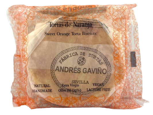 Andres Gavino Sweet Orange Tortas 180g