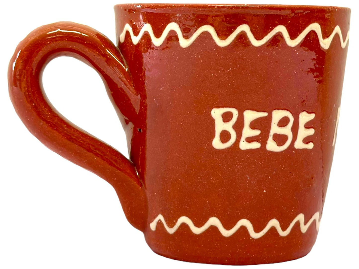 Edgar Picas Copo Direito Bebe Vinho Tinto Portuguese Terracotta Mug 8.5cm x 9cm