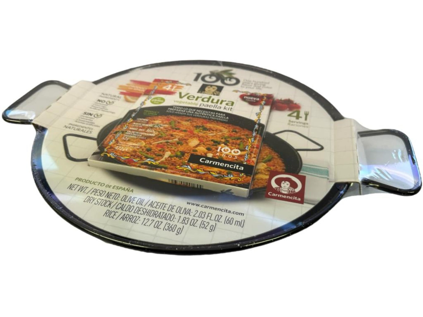 Carmencita Spanish Vegetable Paella Kit Paella Kit With Enamel Pan 472g (Best Before 01-08-2025)