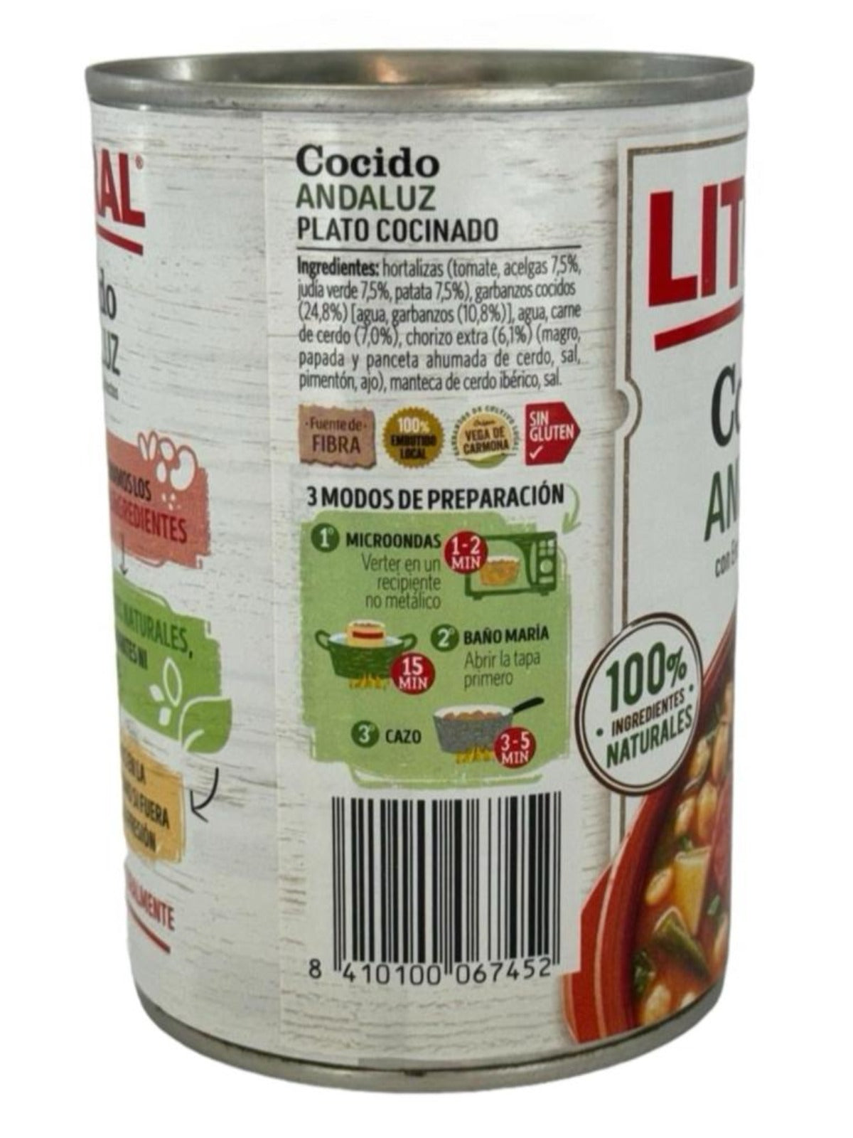 Litoral Cocido Andaluz Spanish Andalusian Stew With Sausages 420g -6 Pack Total 2520g