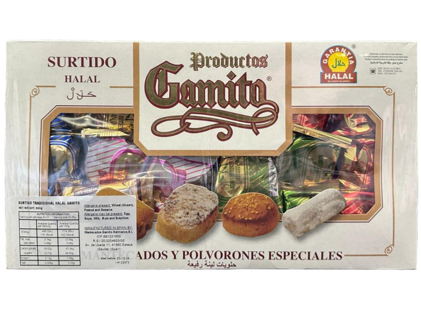 Gamito Assorted Mantecados y Polvorones 600g