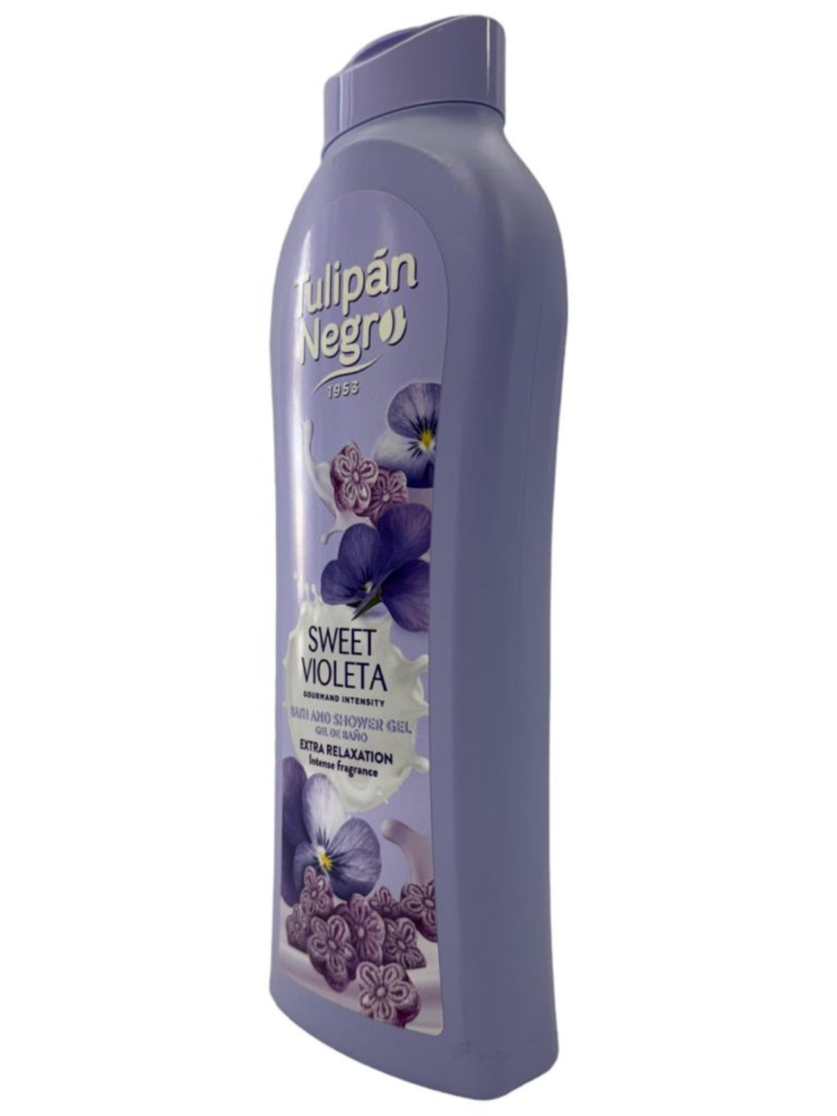 Tulipan Negro Sweet Violeta Spanish Bath And Shower Gel 650ml (Best Before 01-06-2028)