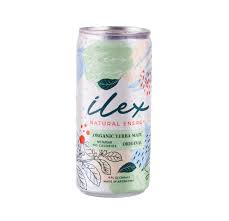 IN STORE ONLY Ilex Natural Energy organic yerba mate - Soft Drink in tin 266ml (Best Before 30-06-2026)