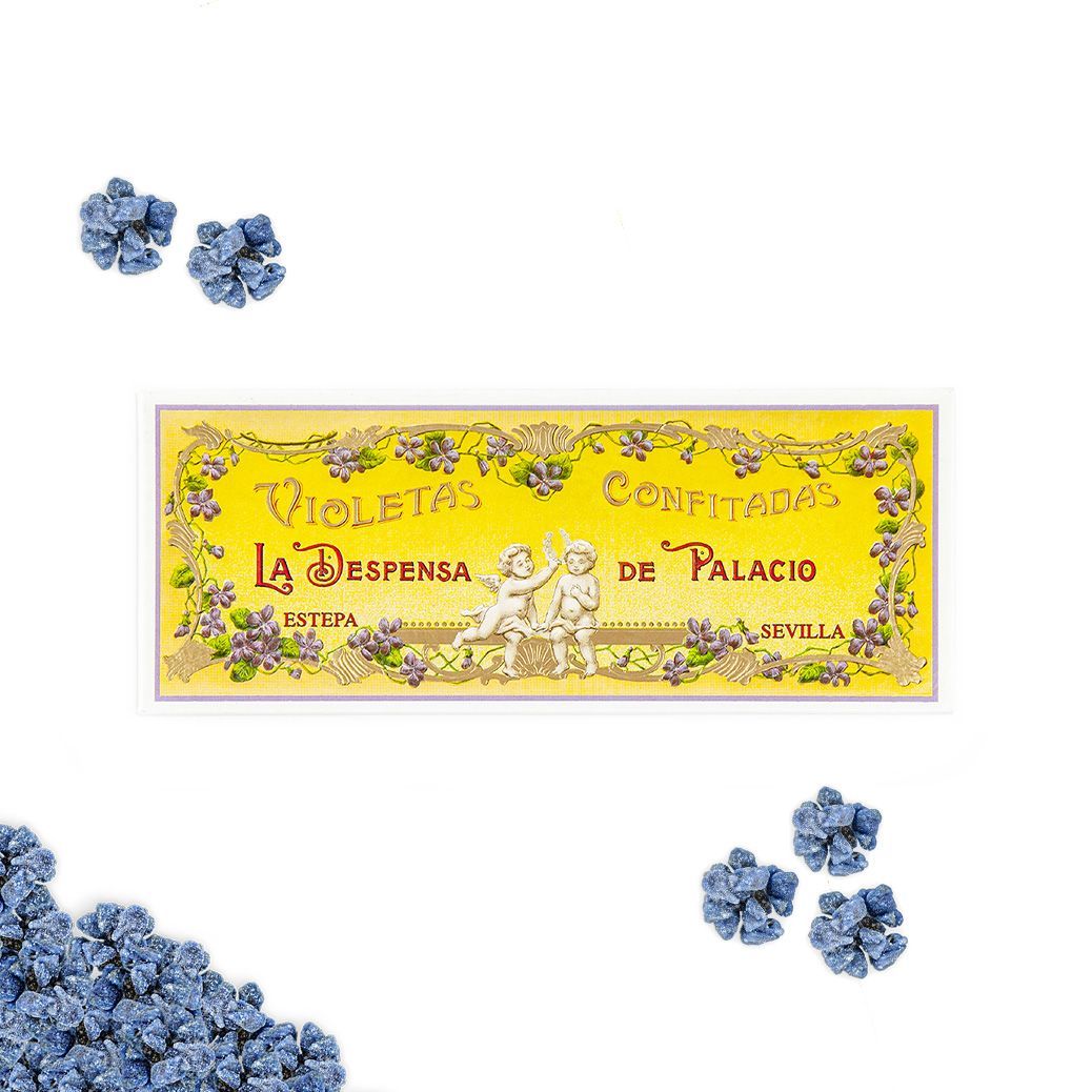 La Despensa de Palacio Spanish Violettas Candied Violet Lollies 50g