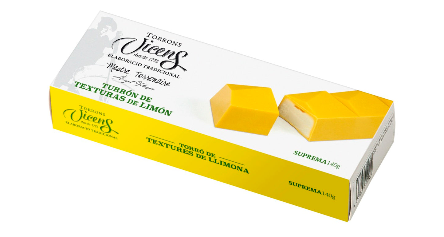 Vicens Turron Limon Lemon Nougat 140g (Best Before 01-10-2026)