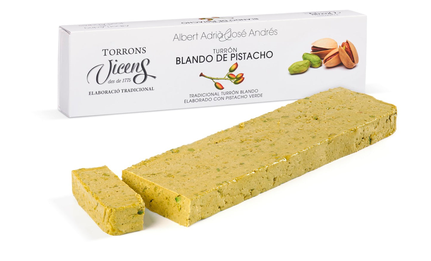 Vicens Soft Pistachio Nougat 300g