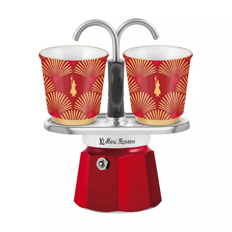 Bialetti Mini Express 2 Cup Red Deco Glamour 2