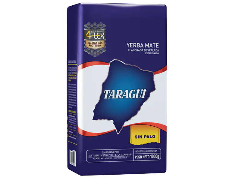IN STORE ONLY - Taragui Yerba Mate Blue Pure Leaf 1kg (Best Before 31-07-2026)