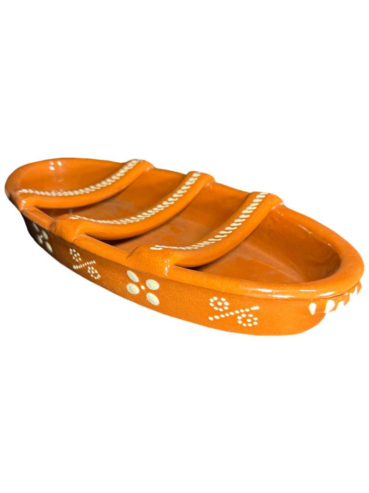 Ceramica Edgar Picas Assador de Churico Portugese Terracotta Chorizo Grill 28cm