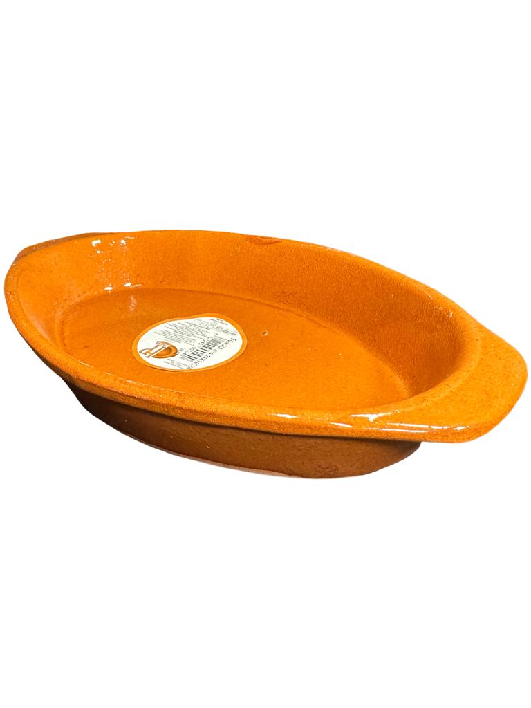 HP Padilla Barco Casuela Spanish Terracotta Boat-Shaped Dish 24cm x 14cm