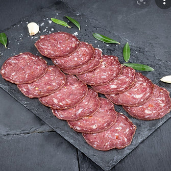 Beef Wagyu Salami. Weight approx 400g piece $20.00 AUD.(You are guaranteed to receive at least 385g of product, equivalent price of $53.33 per kg.)