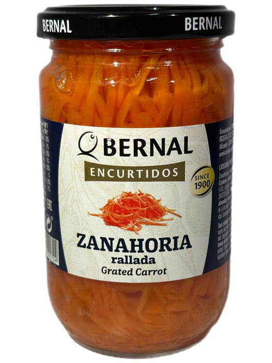 Bernal Ecurtidos Zanahoria Rallada Grated Carrot 300g