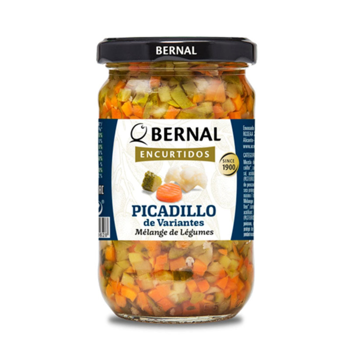 Bernal Encurtidos Picadillo de Variantes Melangle de Legumes Spanish Vegetable Mix 300g (Best Before 01-07-2026)