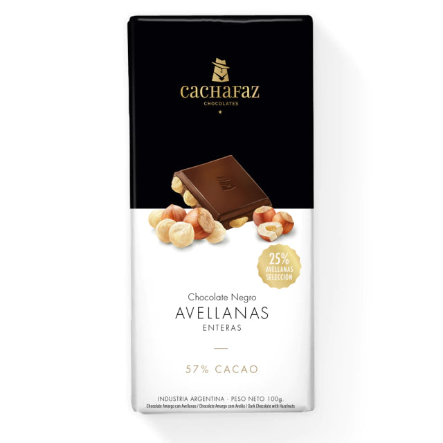 Cachafaz Chocolate Negro con Avellanas 100g