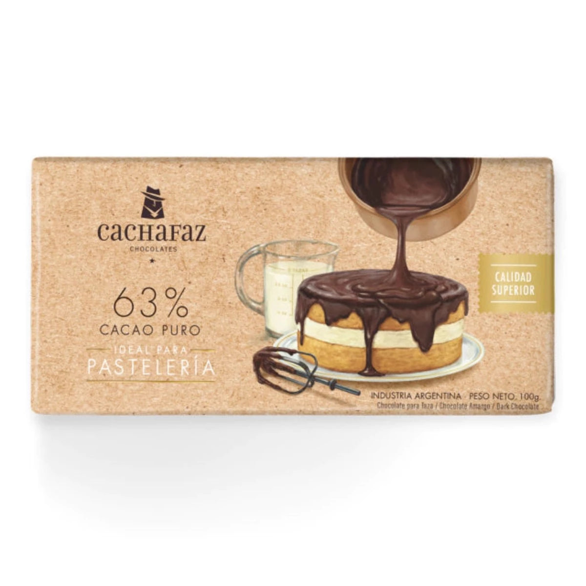 Cachafaz Chocolate para Pasteleria 100g