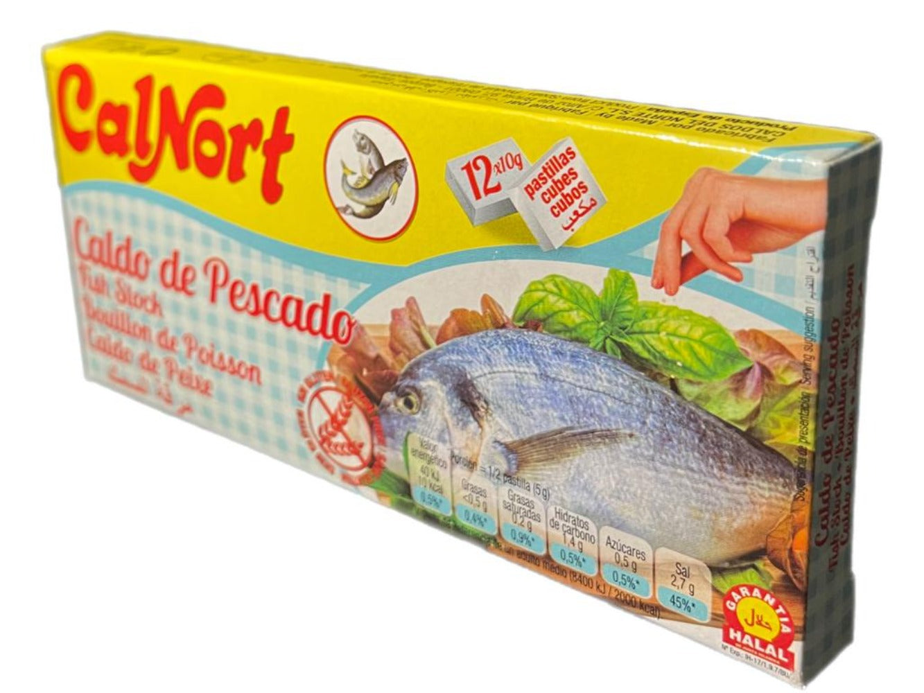 Calnort Caldo de Pescado 120g