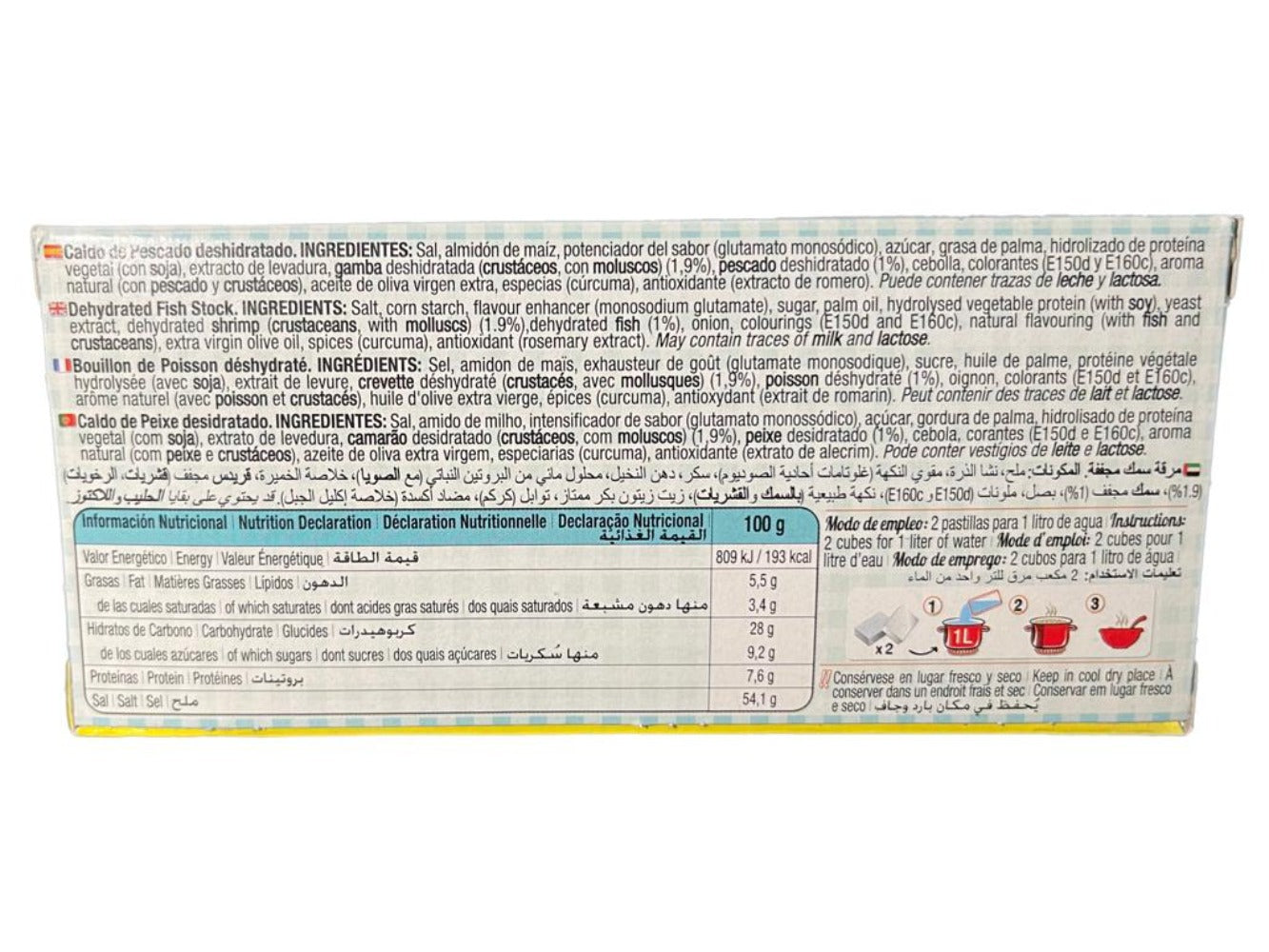 Calnort Caldo de Pescado 120g