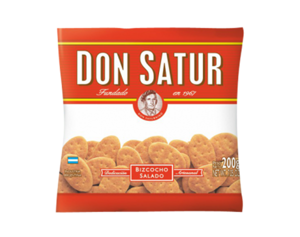 IN STORE ONLY Don Satur Bizcocho Salado Argentinian Biscuits 200g (Best Before 18-12-2025)