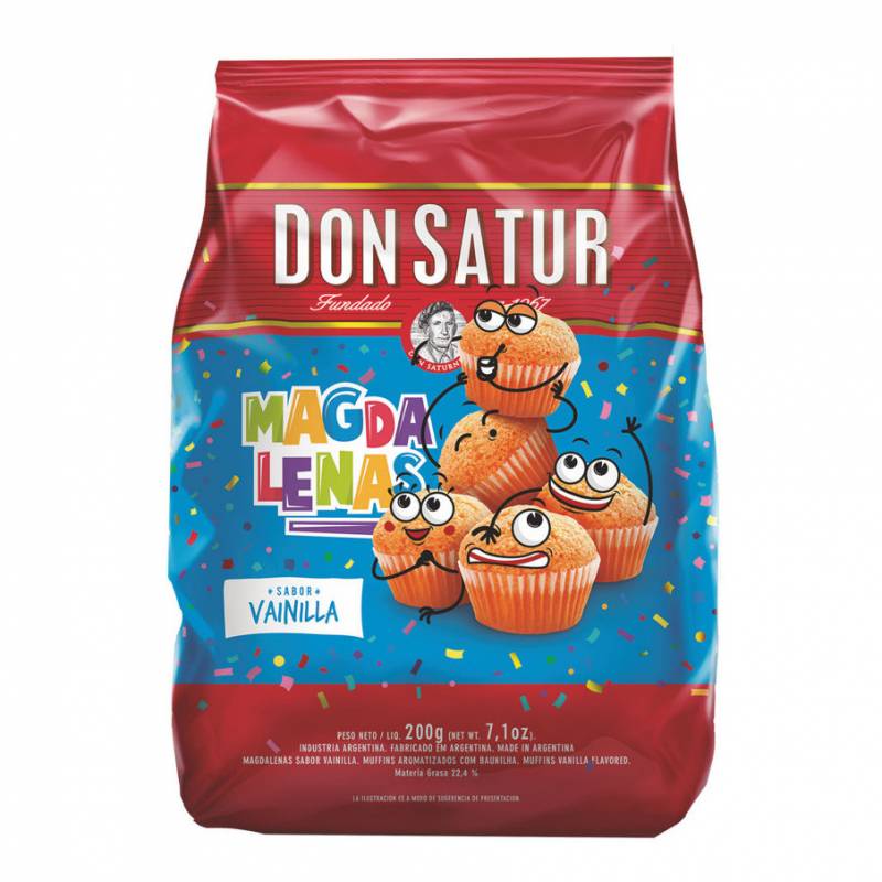 Don Satur Magdalenas Vanilla 200g