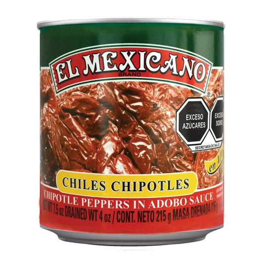 El Mexicano Chiles Chipotles 215g