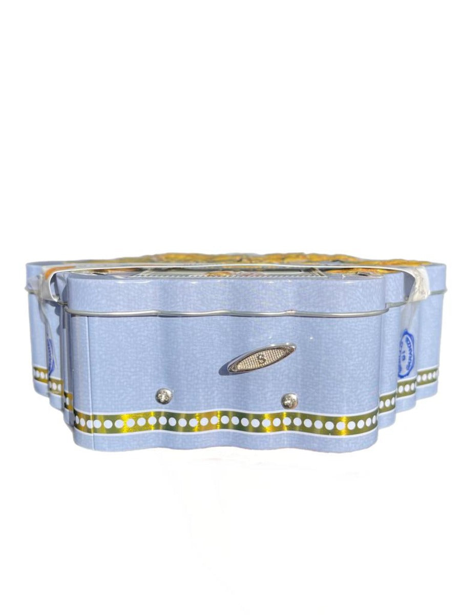 Marie Ange di Costa Italian Flower Fairy Music Box with Butter Cookies--Stella in Cyan 140g