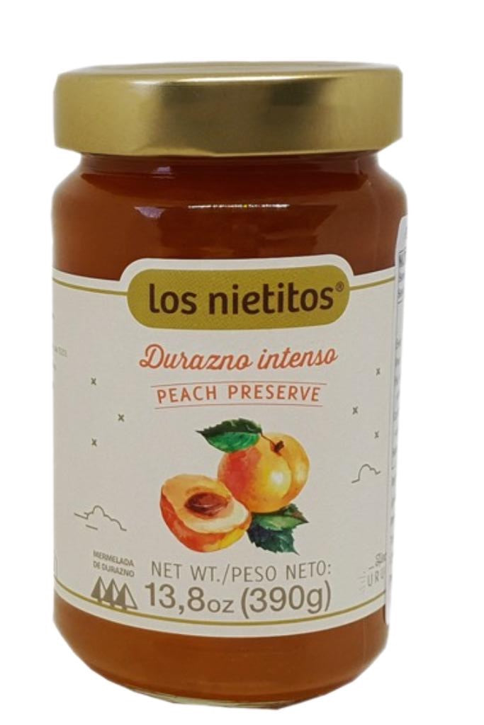 Los Nietitos Durazno Intenso Peach Preserve 390g