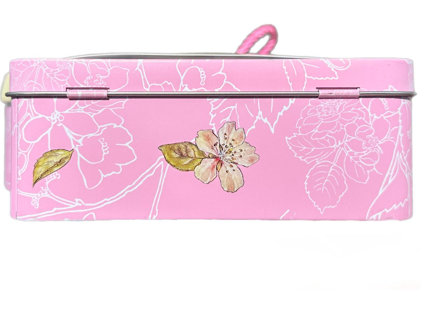 Marie Ange di Costa Italian Flower Fairy Circular Tin with Praline Chocolates in Rose 250g