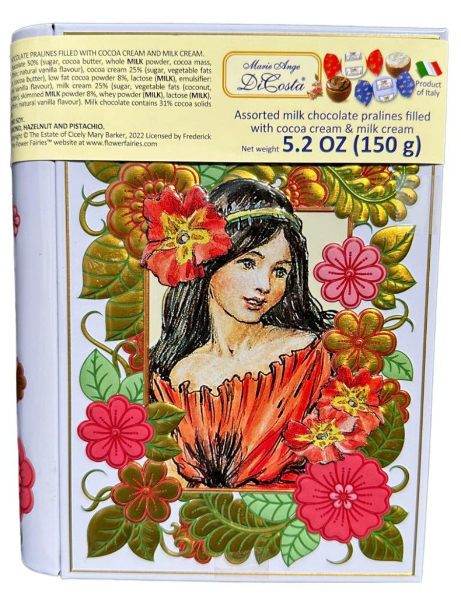 Marie Ange di Costa Italian Flower Fairy Italian Praline Chocolates--Diary in Snow 140g