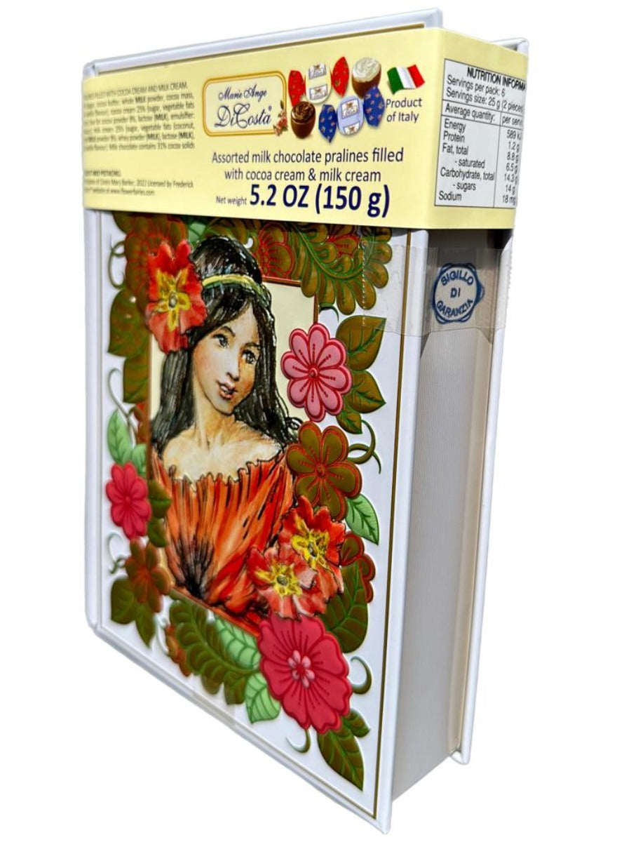 Marie Ange di Costa Italian Flower Fairy Italian Praline Chocolates--Diary in Snow 140g