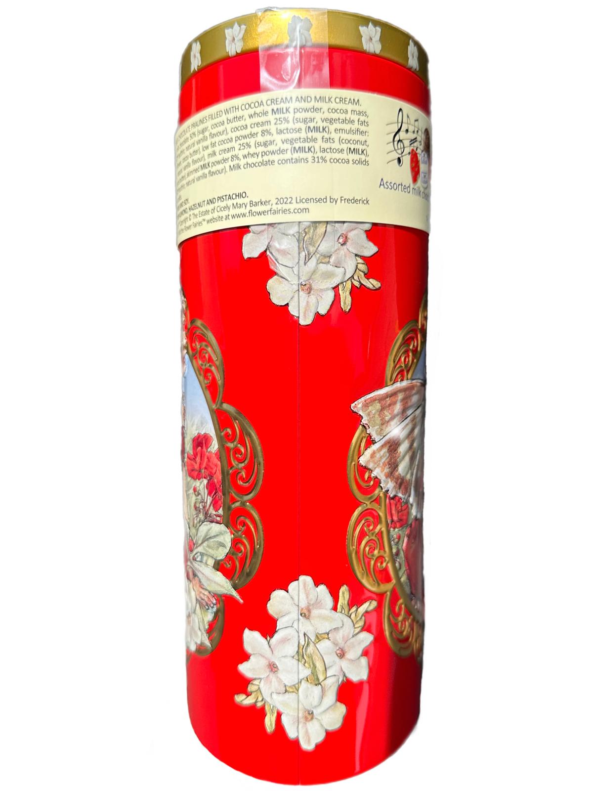 Marie Ange di Costa Flower Fairy Italian Praline Chocolates-- Il Cerchio in Crimson 140g