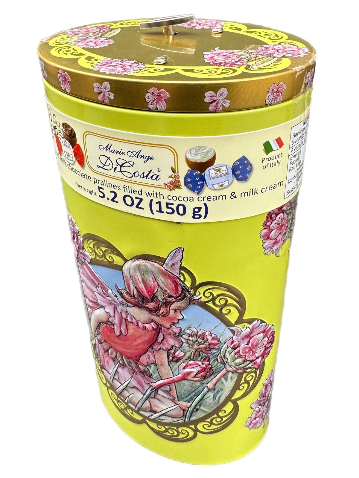 Marie Ange di Costa Flower Fairy Italian Praline Chocolates-- Il Cerchio in Gold 140g
