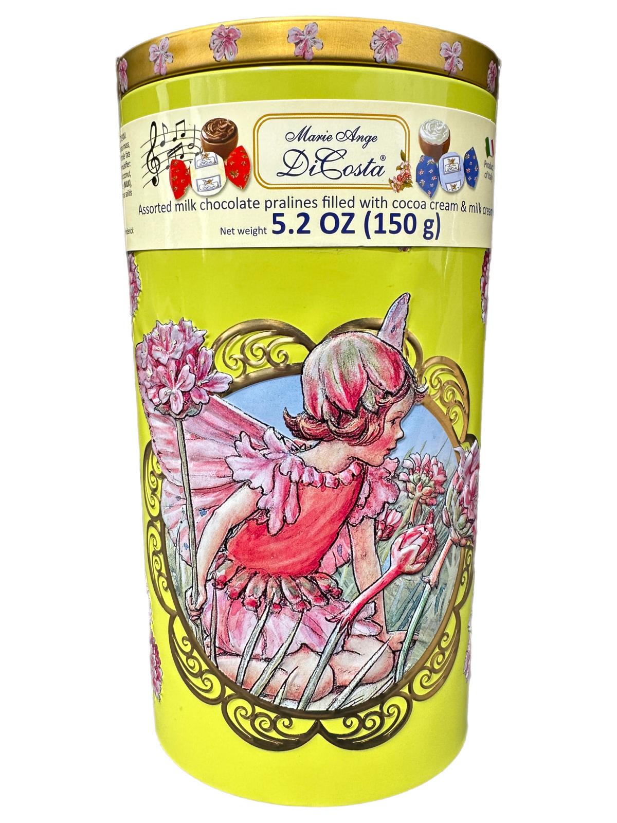 Marie Ange di Costa Flower Fairy Italian Praline Chocolates-- Il Cerchio in Gold 140g