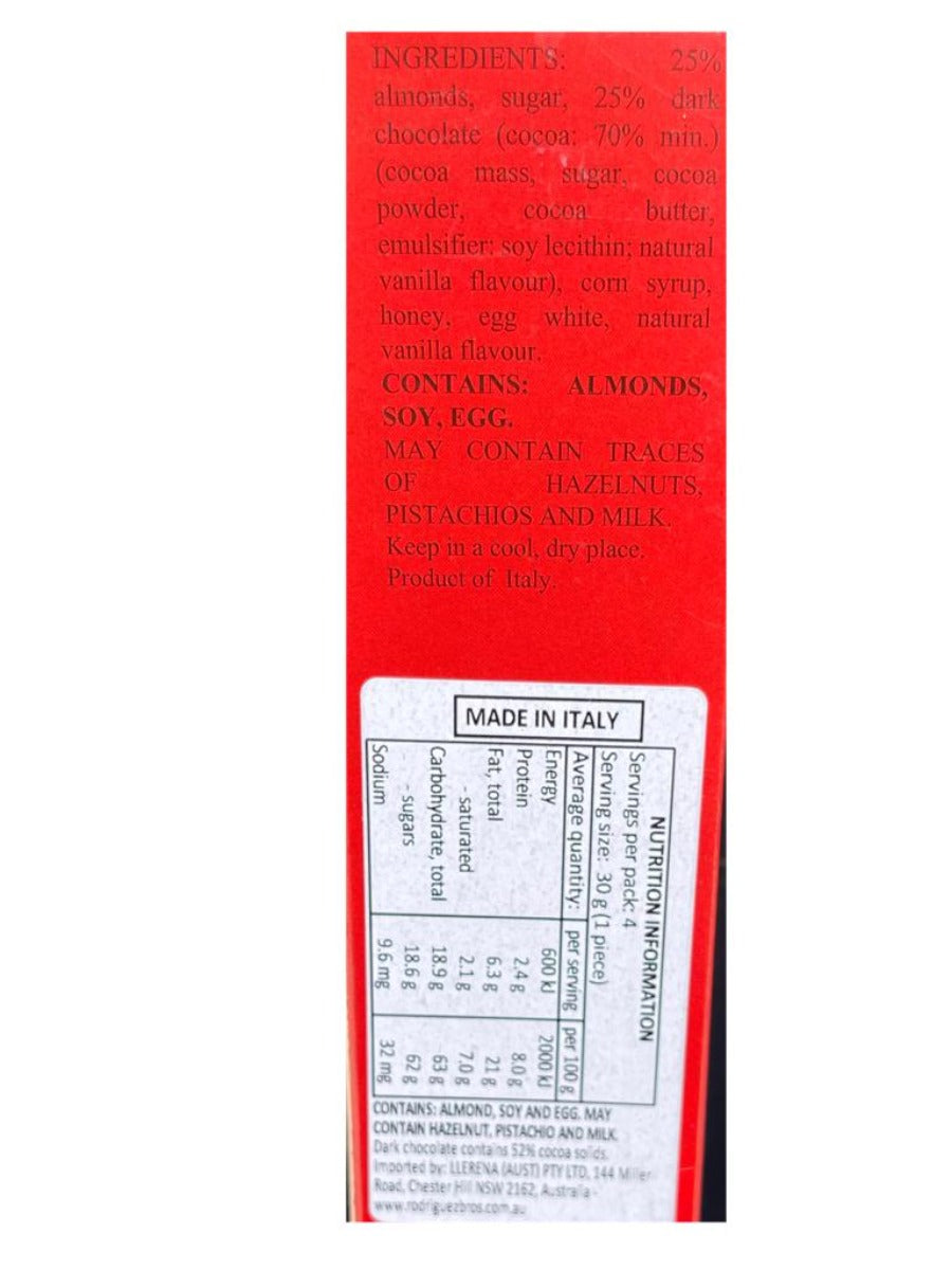 Marie Ange di Costa Flower Fairy Nougat Dark Chocolate 120g