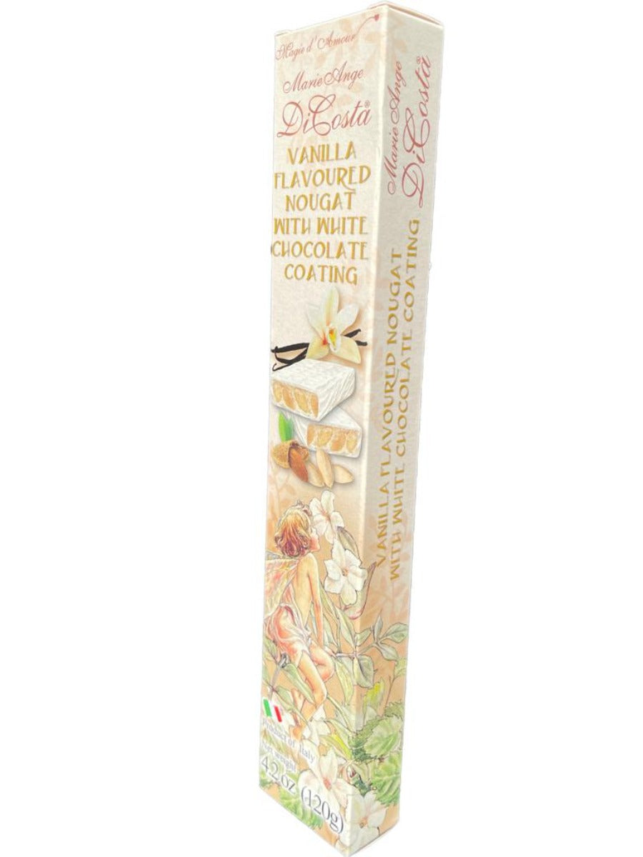 Marie Ange di Costa Italian Flower Fairy Nougat White Chocolate 120g