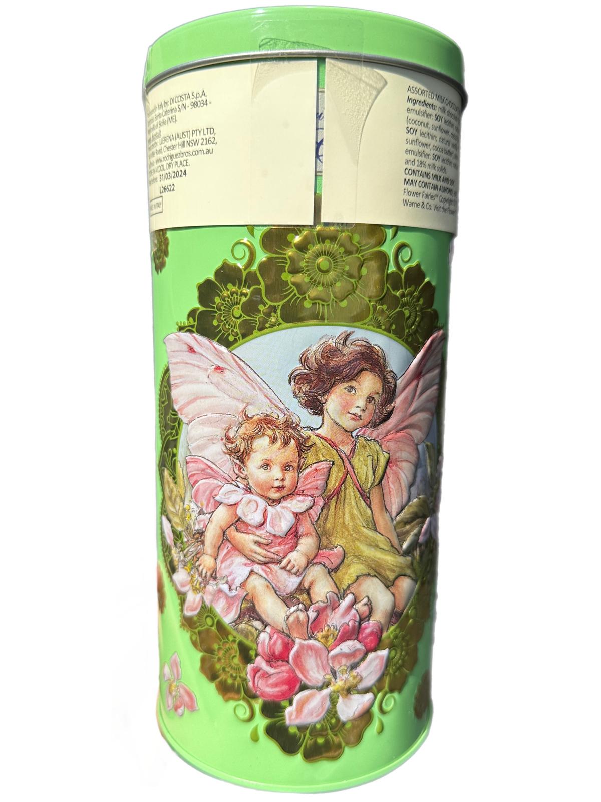 Marie Ange di Costa Italian Flower Fairy Gift Tin with Praline Chocolates--Il Cannocchiale in Lime 140g