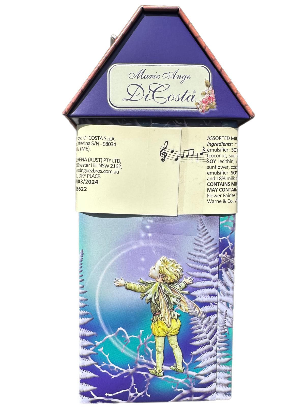 Marie Ange di Costa Italian Flower Fairy Music Box with Praline Chocolates--Casa degli Uccelli La Colpo 140g