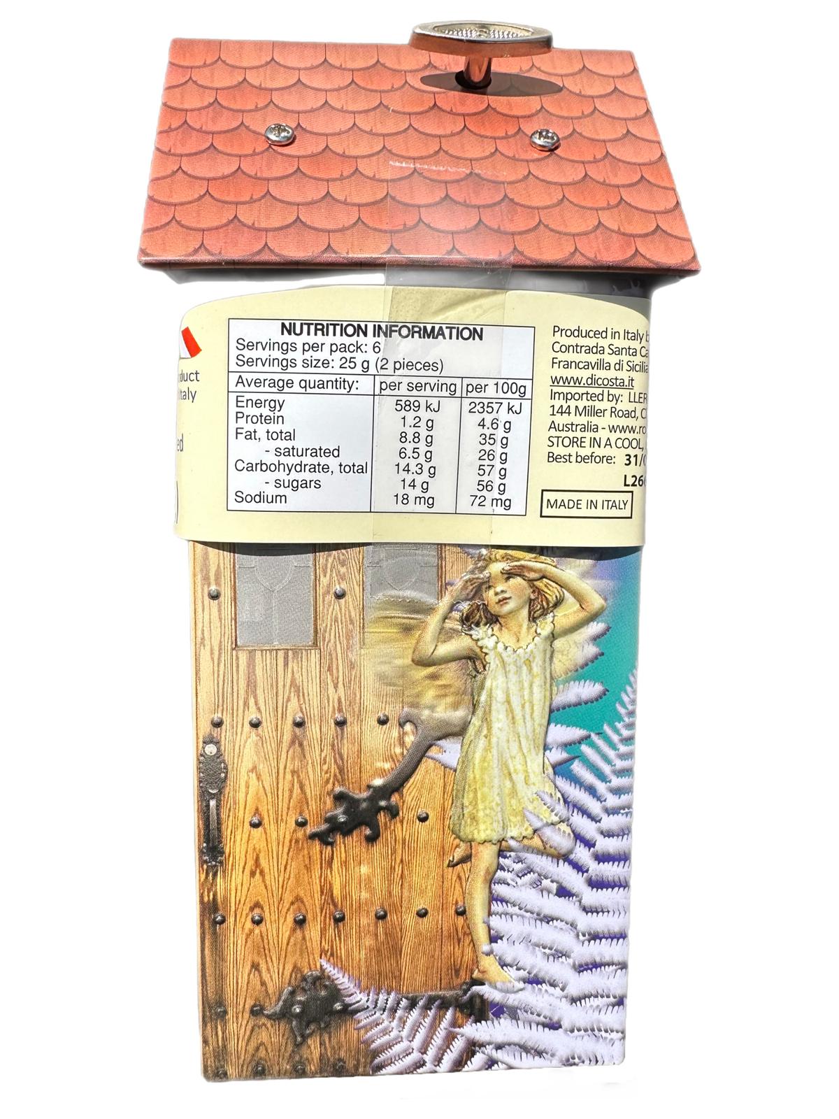 Marie Ange di Costa Italian Flower Fairy Music Box with Praline Chocolates--Casa degli Uccelli La Colpo 140g