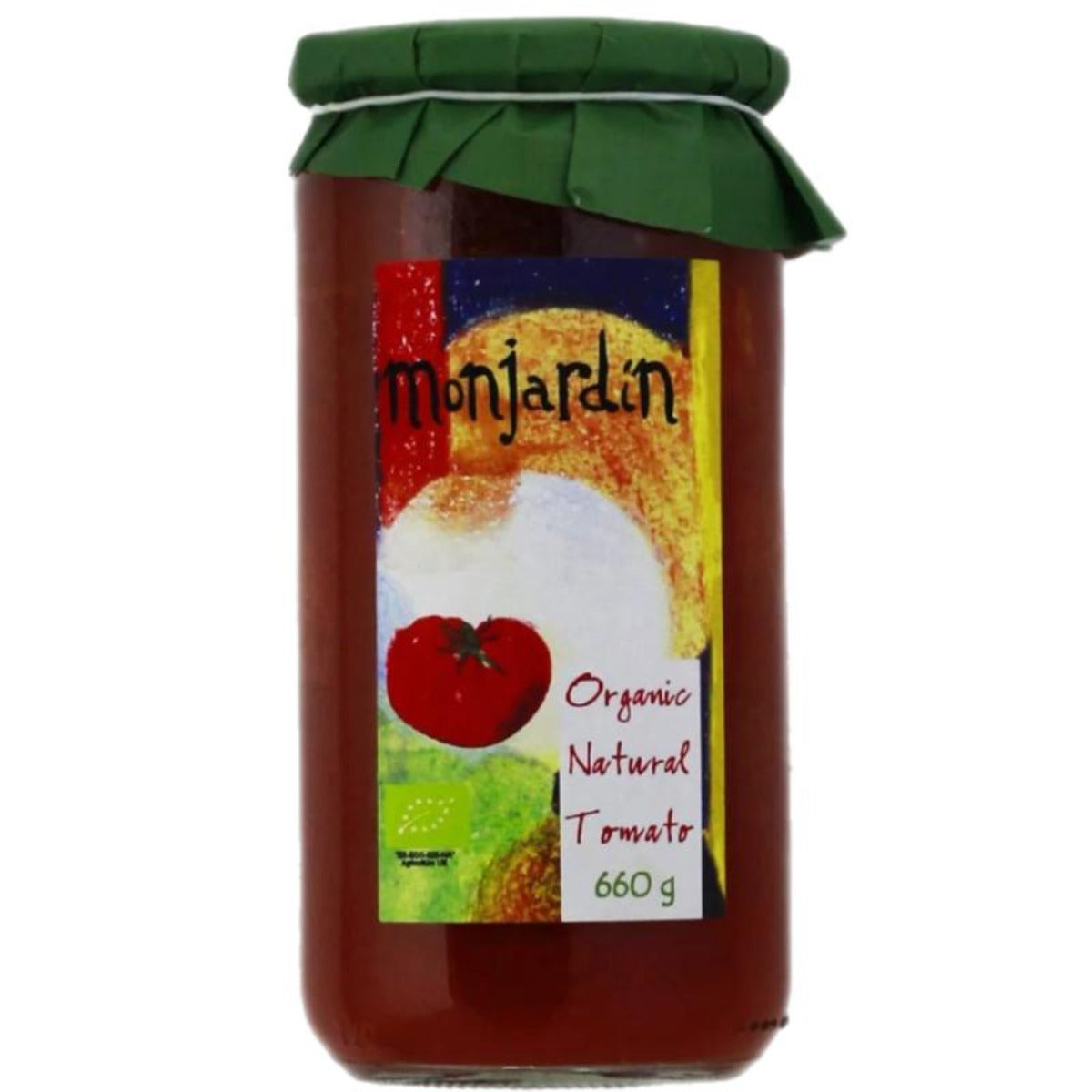 Monjardin Organic Natural Tomato 660g