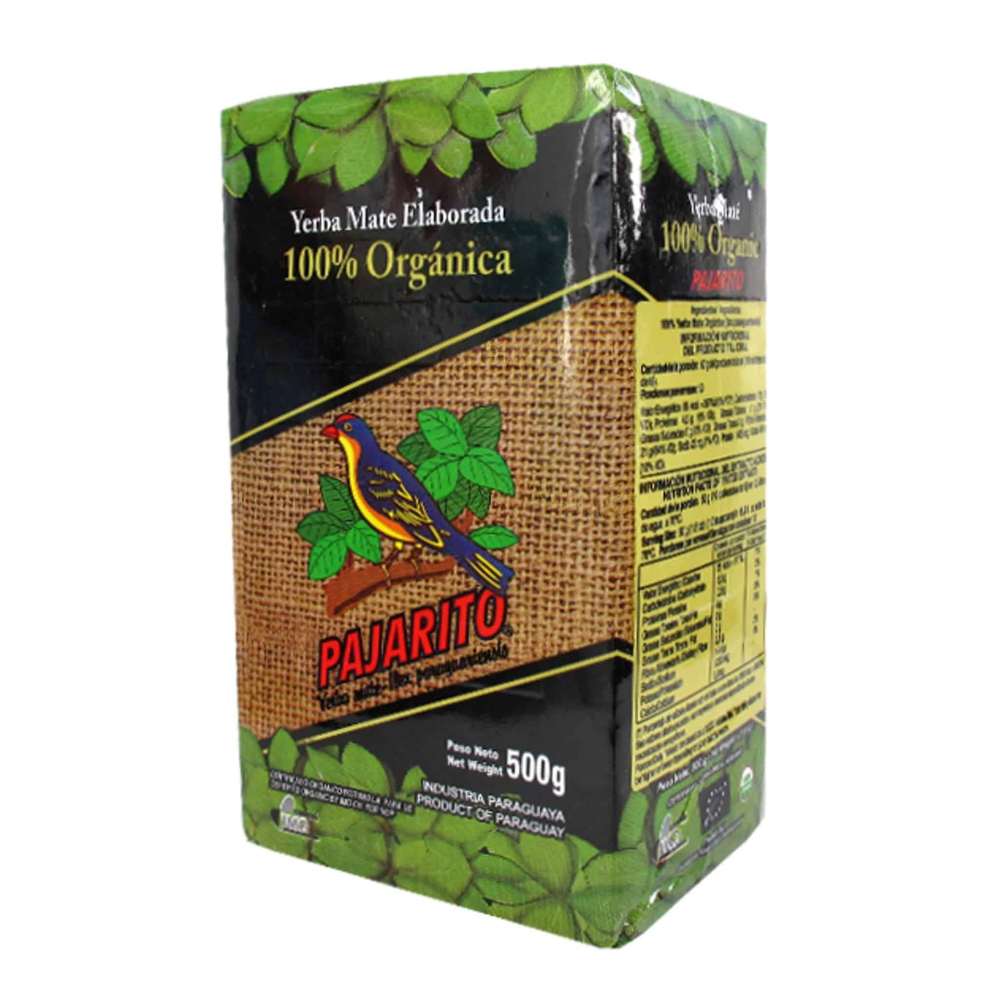 Pajarito Organic Yerba Mate 500g