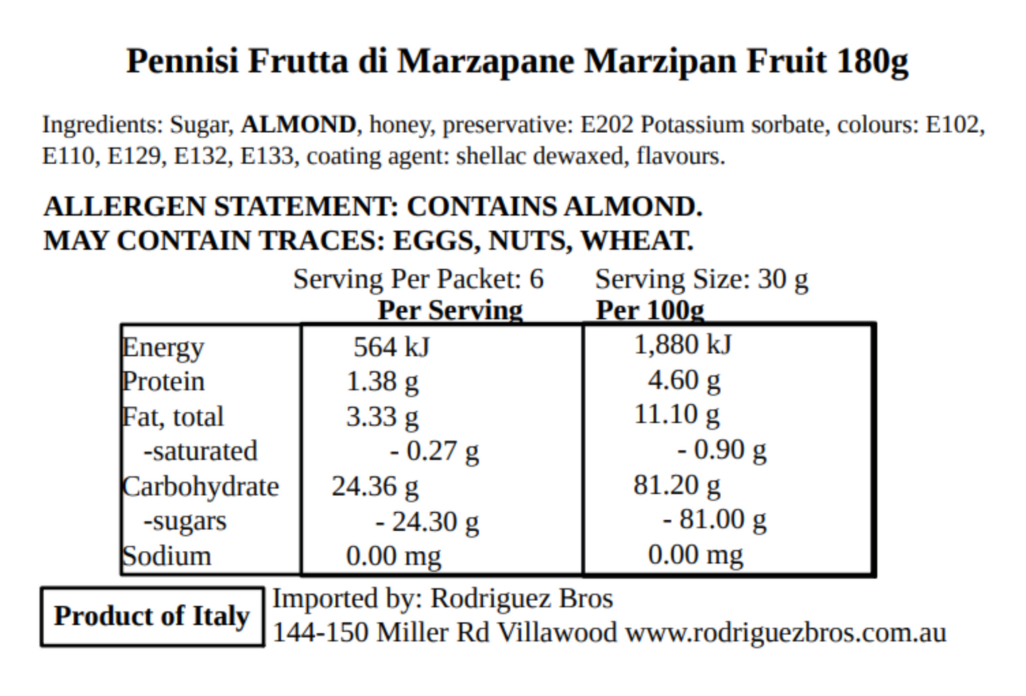 Pennisi Marzipan Fruit in Sicilian Terracotta Plate 180g