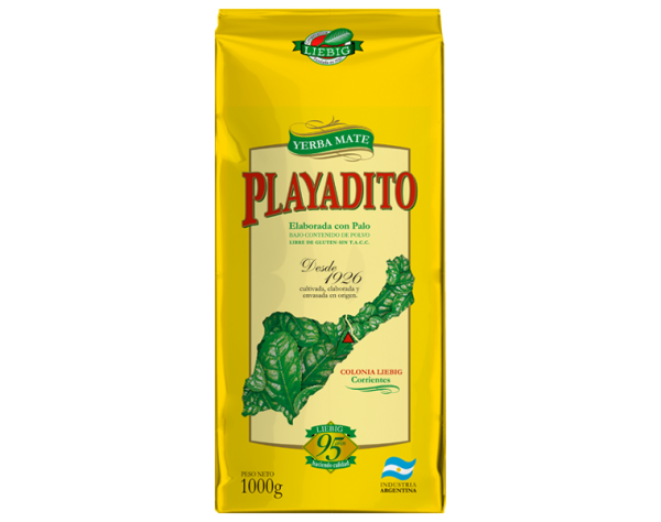 Playadito Yerba Mate con Palo 1kg