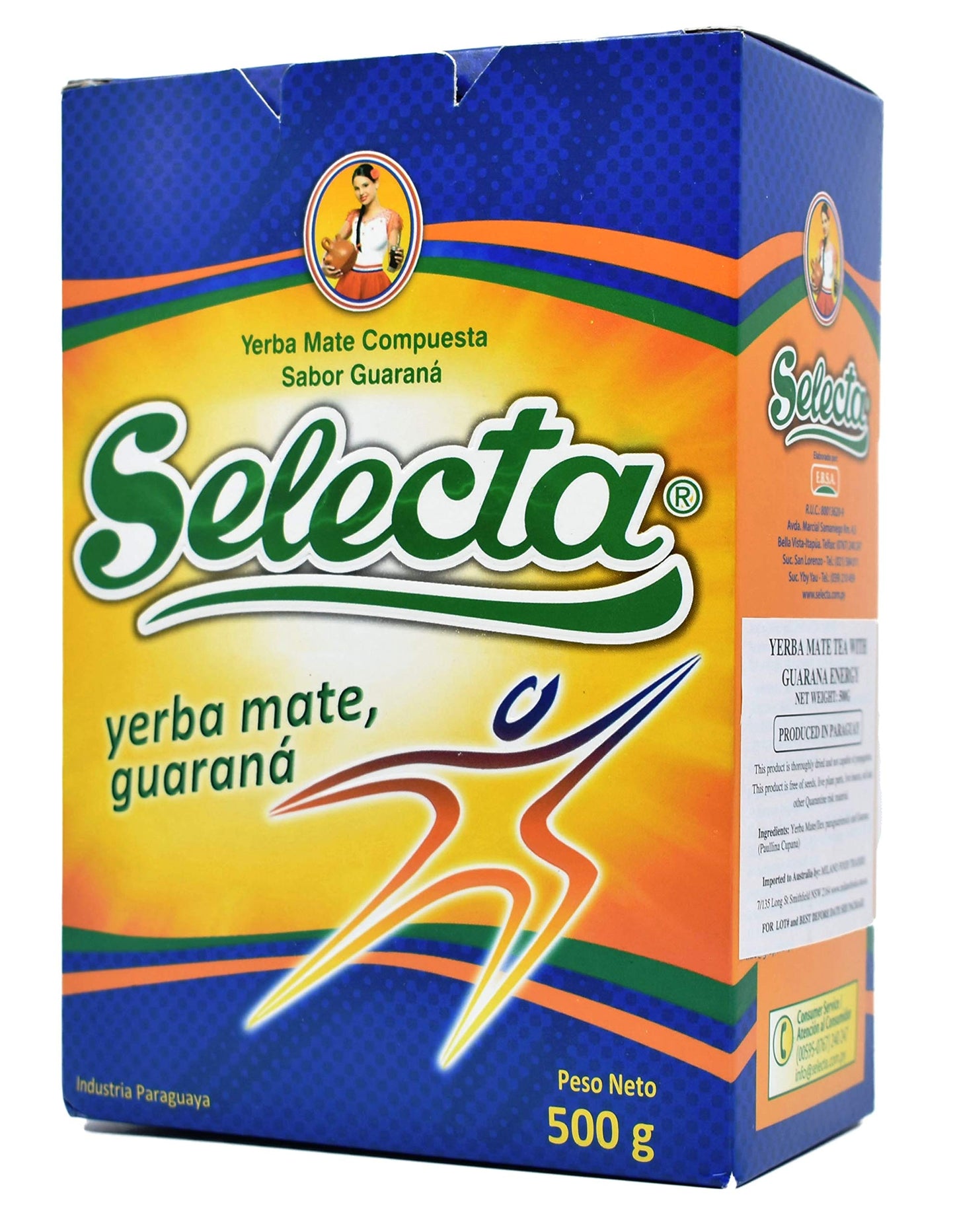Selecta Yerba Mate Guarana 500g