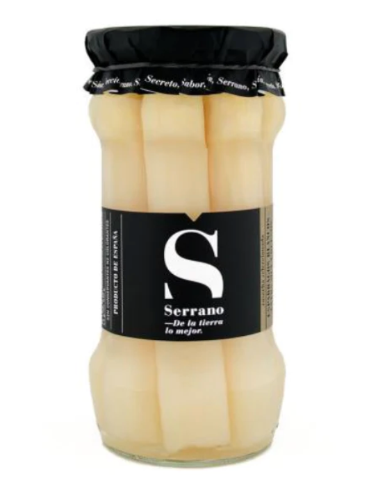 Serrano Spanish White Asparagus 345g Gross 205g Drained